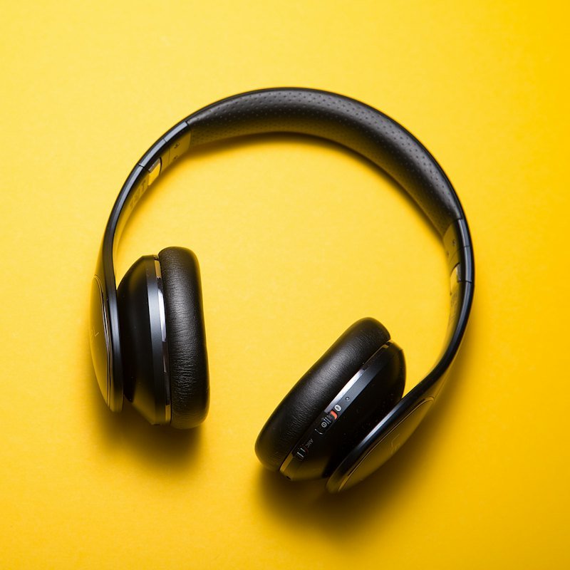 Casque vu du dessus